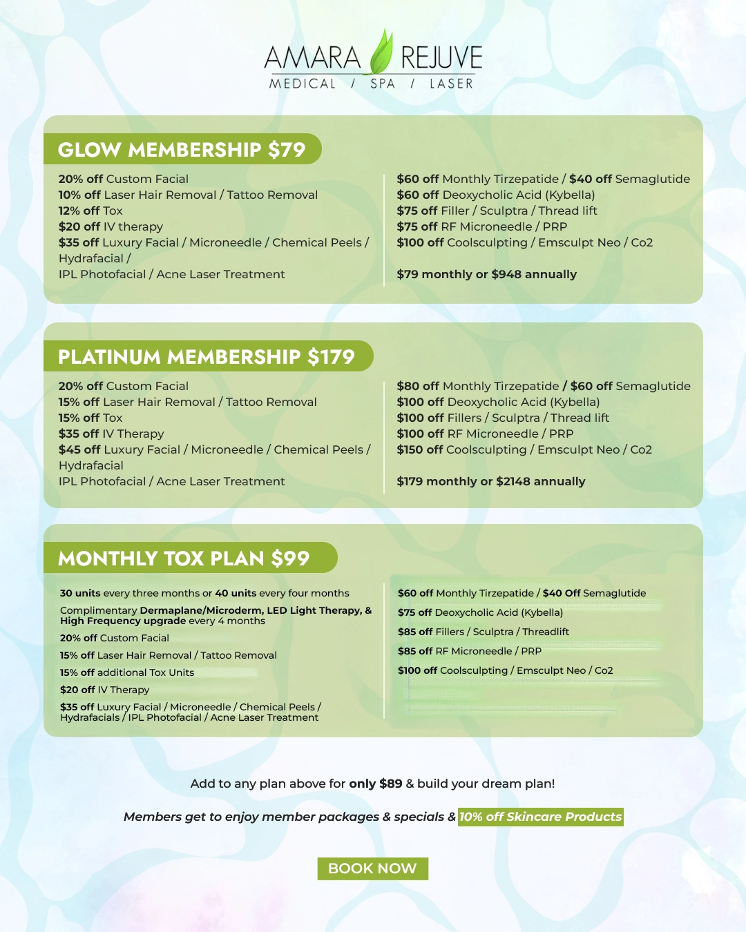 Amara Rejuve Membership 1