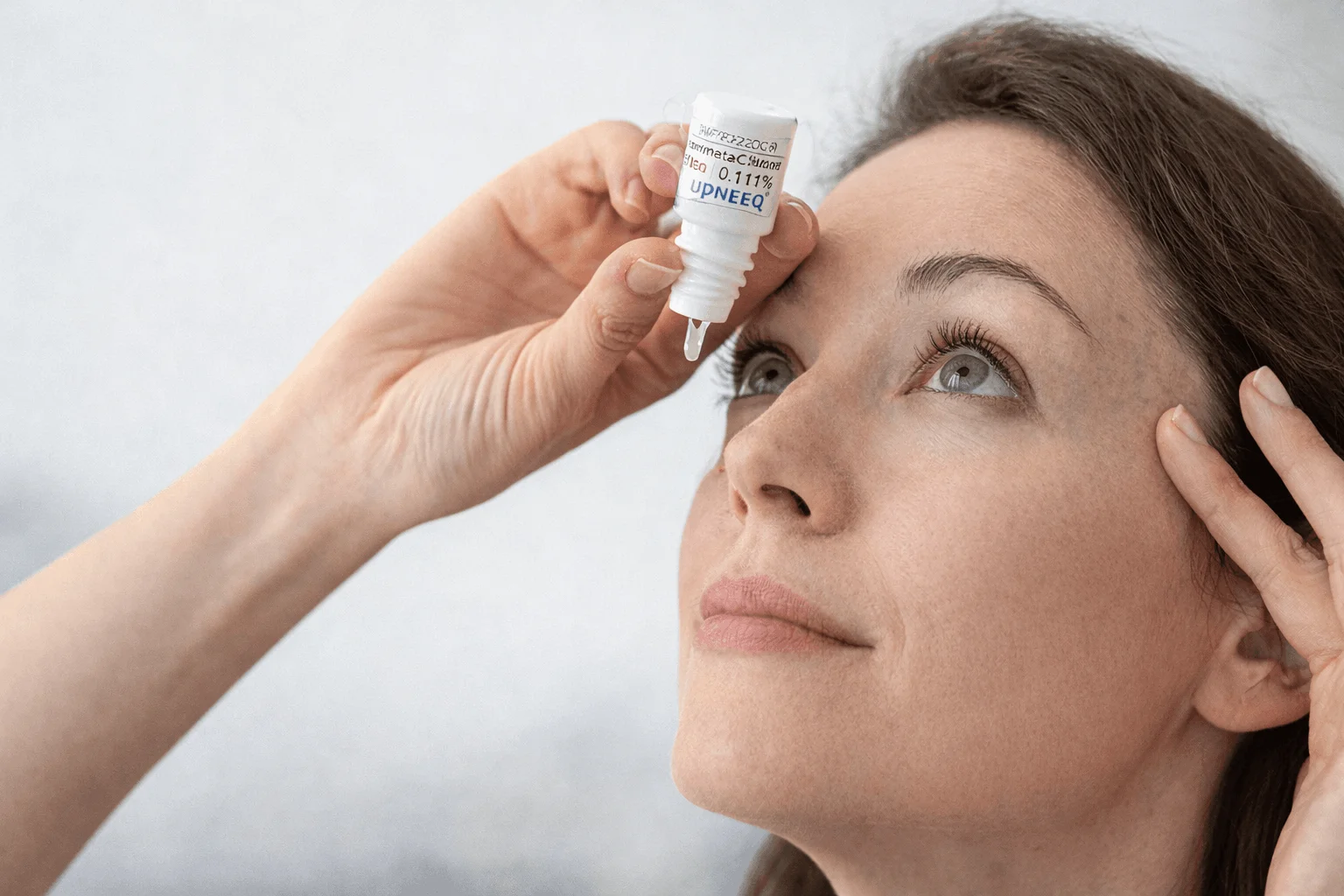 Upneeq prescription eye drops for non-surgical eyelid lift and brighter eyes