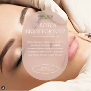 ands holding spa gift certificate and promotional card in Yuma, AZ | Amara Rejuve Medical Spa & Laser